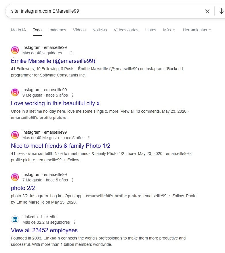 Imagen 8 google dorks instagram