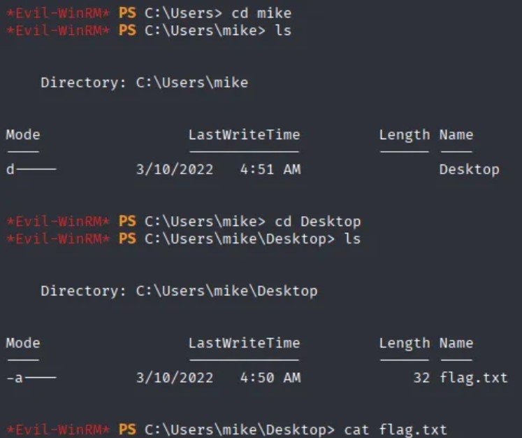 Hack The Box - Responder - Navegamos hasta encontrar la Flag