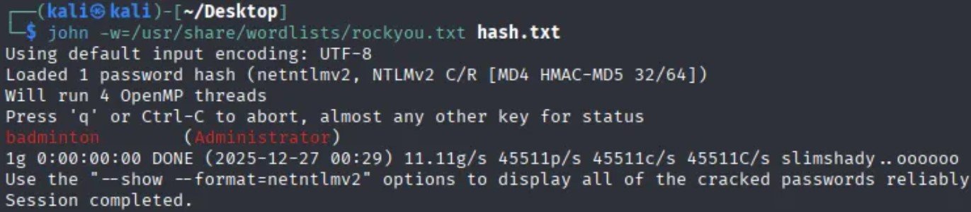 Hack The Box - Responder - John The Ripper