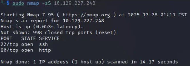 HTB - Three - Nmap