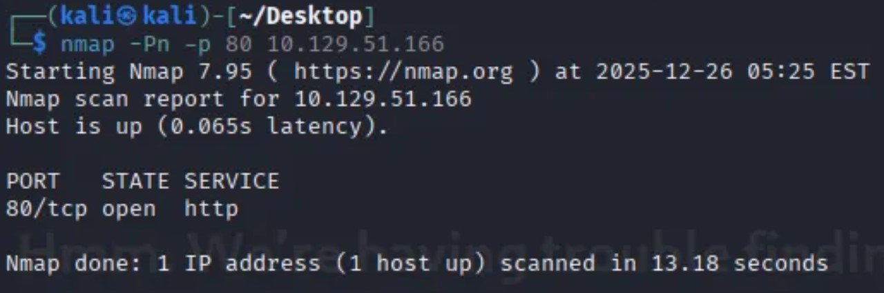 Hack The Box Responder Nmap