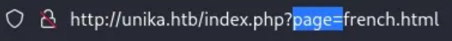 Hack The Box - Responder - Parámetro Page